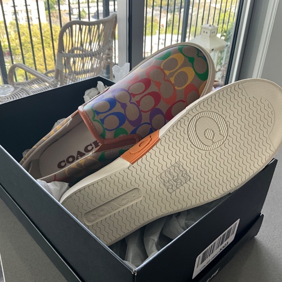 Coach Men's Pride Slip-On Skate Sneakers - Picture 4 of 7